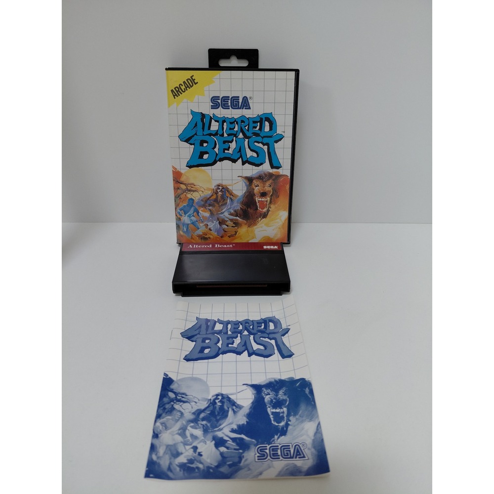 Altered Beast Sega Master System Game Complete CIB Case Manual 7018 Tonka